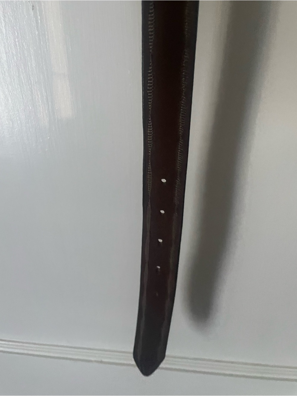 Brighton Classic Vintage Brown Leather Belt with Silver Buckle Sz M - Picture 7 of 7